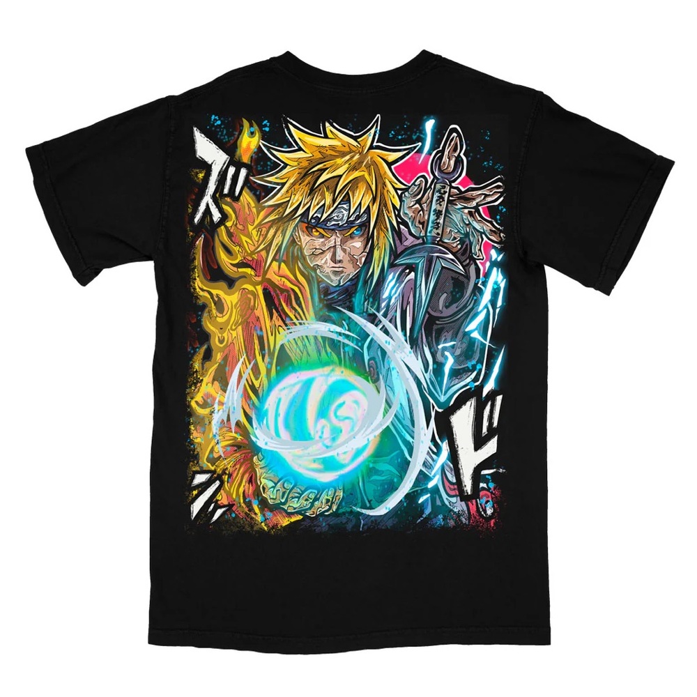 Spend Your Spend Your Yen Minato Namikaze Naruto Flashpoint Fury Heavyweight Tee
